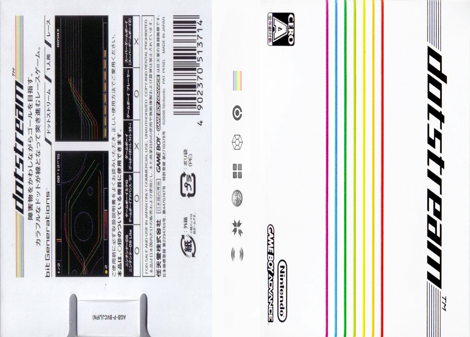 bit Generations – Dotstream (Japan) (En) [JP] gba 2006 Box Art