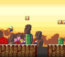 New Super Mario Land v1.5 (Homebrew) [SNES] snes 2023 Game Image