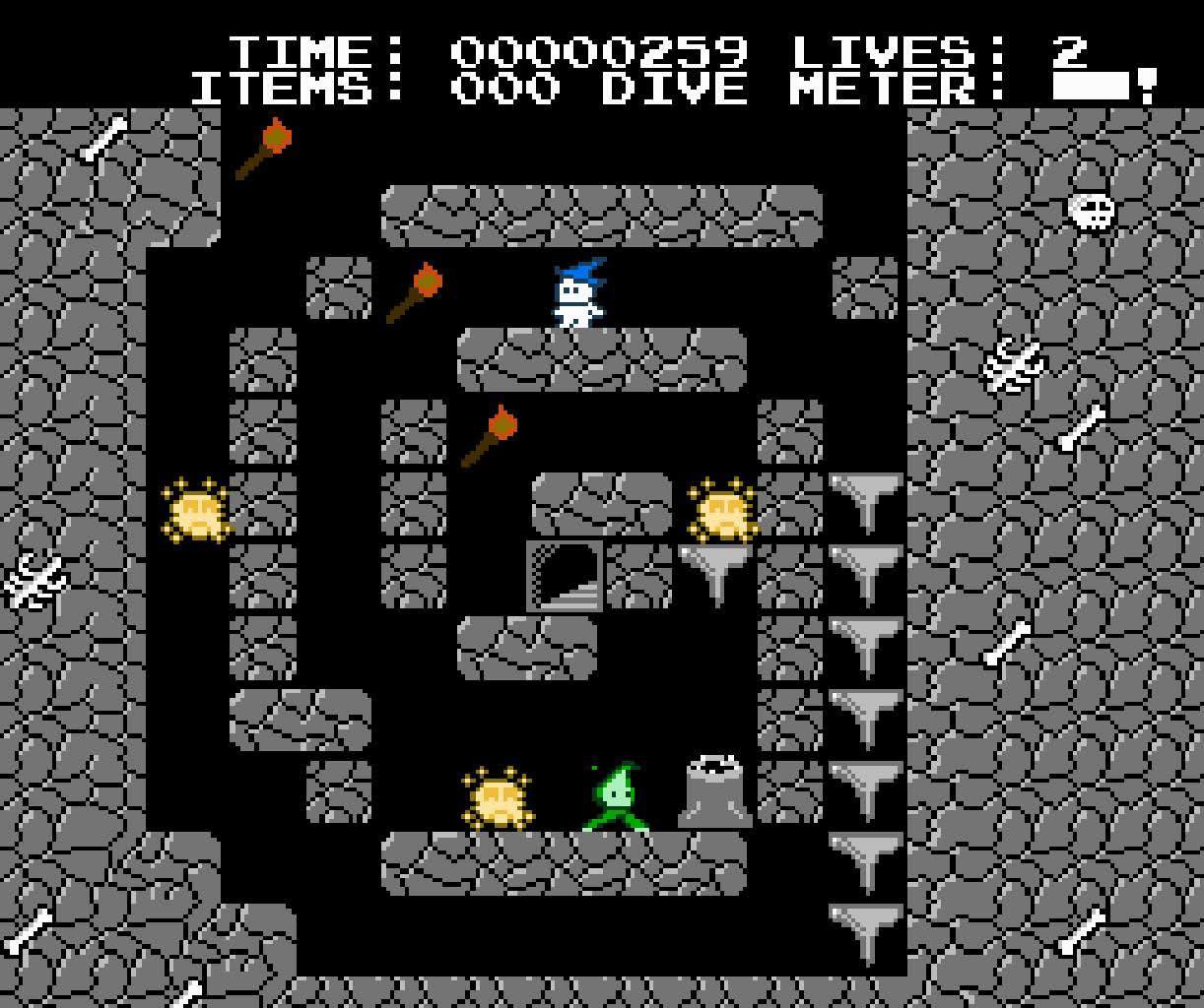 Delver Quest (Homebrew) [NES] nes 2025 Box Art