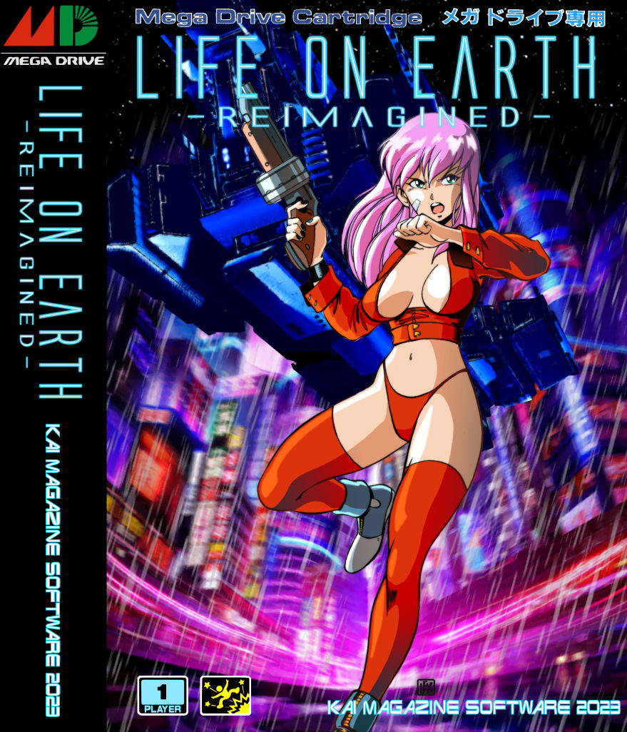 Life On Earth: Reimagined (2024 Bug-Fixed Edition) (Homebrew) [Sega Genesis] segaMD 2024 Box Art
