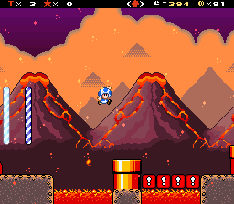 Super Mario World: The Adventures of Bucken Berry and Ala-Gold (SMW Hack) snes 2025 Game Image