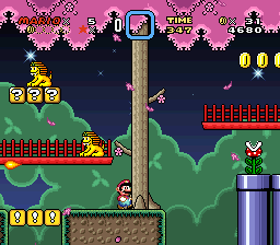 Super Mario World: Adventure in Forest Land (SMW Hack) snes 2025 Box Art