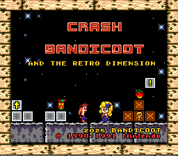 Super Mario World: Crash Bandicoot and the Retro Dimension (SMW Hack) Thumbnail