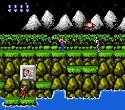 Contra & Super C 2 in 1 (Super C Hack) nes 2025 Box Art