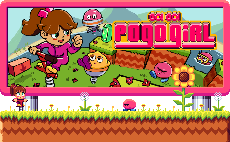 Go! Go! PogoGirl (Homebrew) [Sega Genesis/Mega Drive] Thumbnail