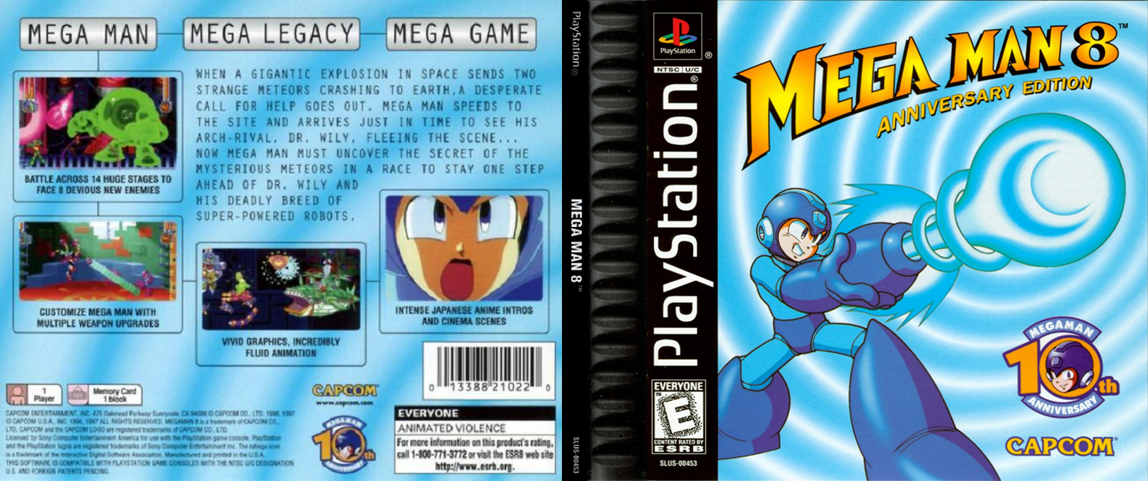 Mega Man 8 (USA) [US] psx 1997 Box Art