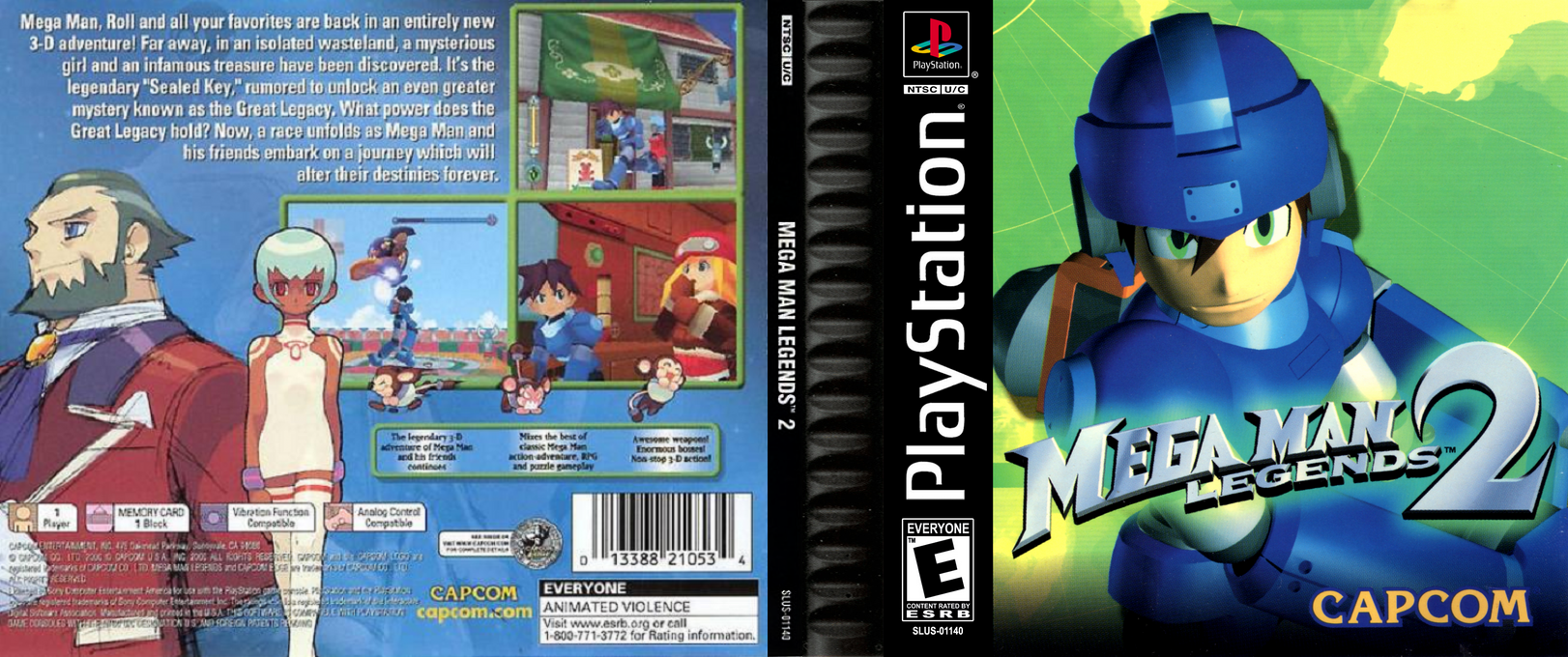 Mega Man Legends 2 (USA) [US] psx 2000 Box Art