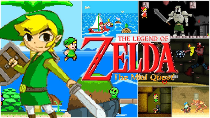 The Legend of Zelda: The Mini Quest (SMW Mod) [SNES] snes 2022 Game Image