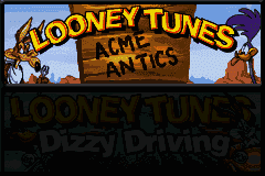 Looney Tunes: Double Pack – Dizzy Driving / Acme Antics [US] gba 2005 Game Image
