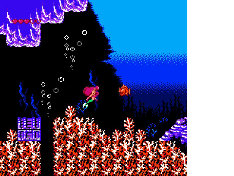Disney’s The Little Mermaid [US] nes 1991 Game Image