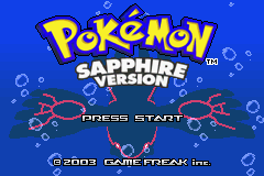 Pokémon Sapphire Version [US,EU] Thumbnail