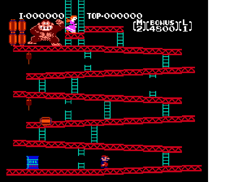 Donkey Kong Classics [US,EU] nes 1988 Game Image