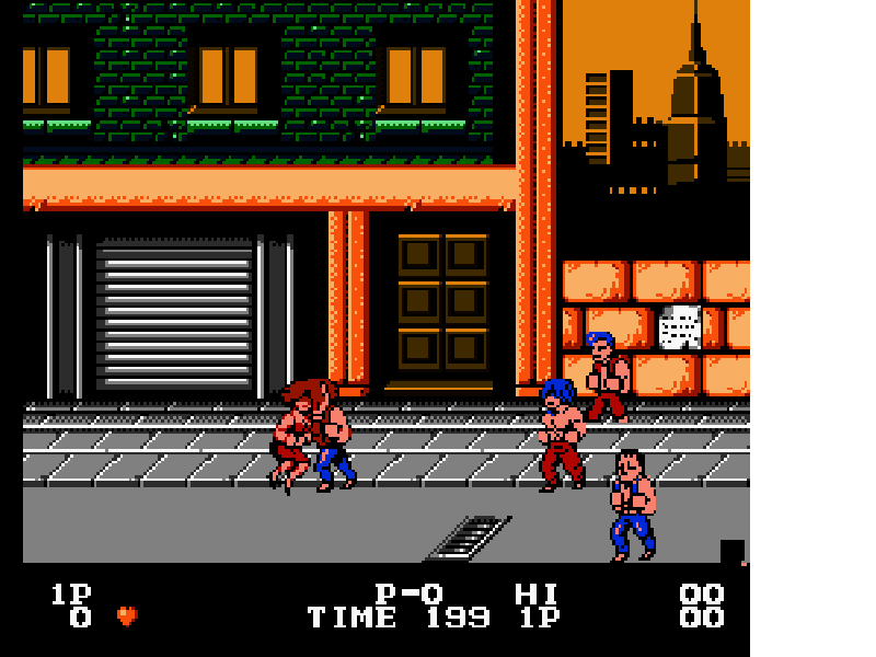 Double Dragon [US] nes 1988 Game Image