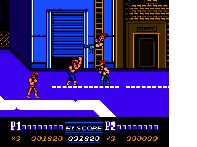 Double Dragon II : The Revenge [US] nes 1990 Game Image