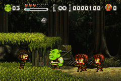 Shrek : Hassle at the Castle [US] gba 2002 Game Image