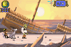 Shrek the Third [US] gba 2007 Game Image