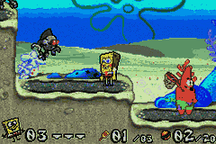 SpongeBob SquarePants : Battle for Bikini Bottom [US] gba 2003 Game Image