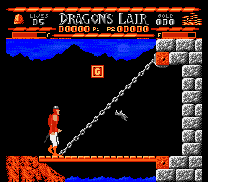 Dragon’s Lair [US] nes 1990 Game Image