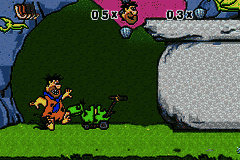 The Flintstones : Big Trouble in Bedrock [US] gba 2001 Game Image