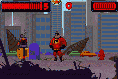 The Incredibles: Rise of the Underminer [US,EU] gba 2005 Game Image