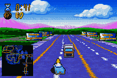 The Simpsons : Road Rage [US,EU] gba 2003 Game Image