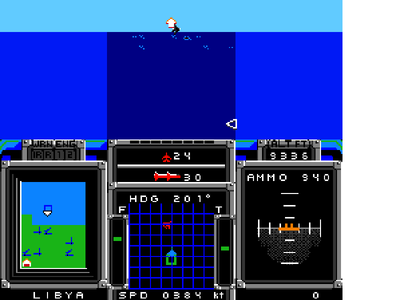 F-15 Strike Eagle [US] nes 1992 Game Image