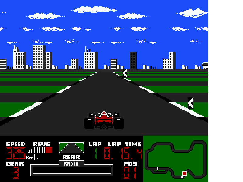 Ferrari Grand Prix Challenge [US] nes 1992 Game Image