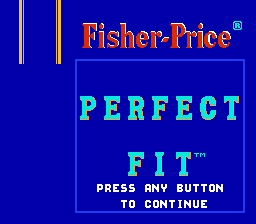 Fisher-Price : Perfect Fit [US] Thumbnail