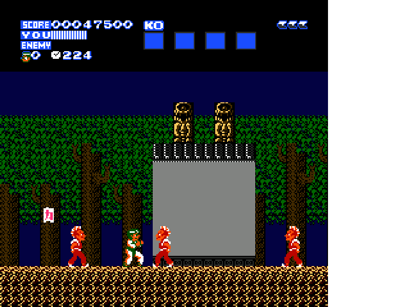 Flying Dragon : The Secret Scroll [US] nes 1989 Game Image