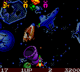Galaga : Destination Earth [US] gbc 2000 Game Image