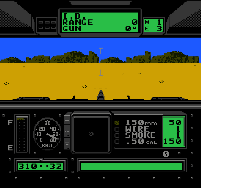 Garry Kitchen’s BattleTank [US] nes 1990 Game Image