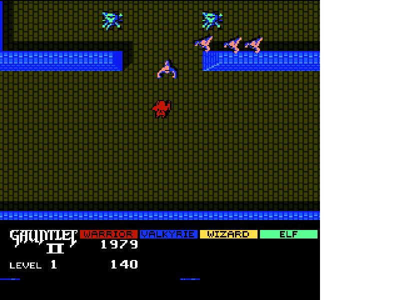 Gauntlet II [US] nes 1990 Game Image