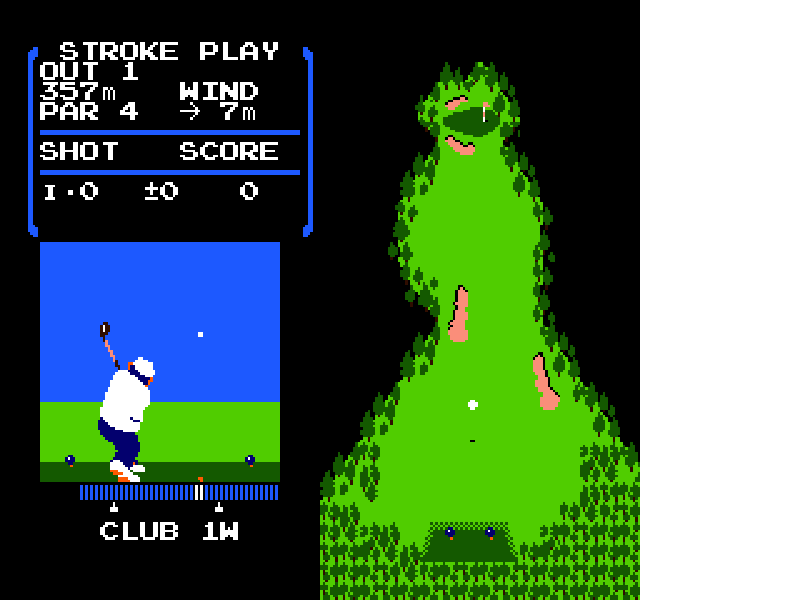 Golf [US] nes 1985 Game Image