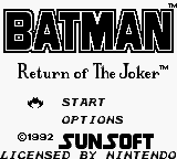 Batman : Return of the Joker [US,EU] Thumbnail
