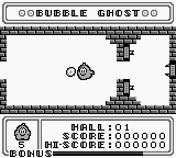 Bubble Ghost [US,EU] gb 1990 Game Image