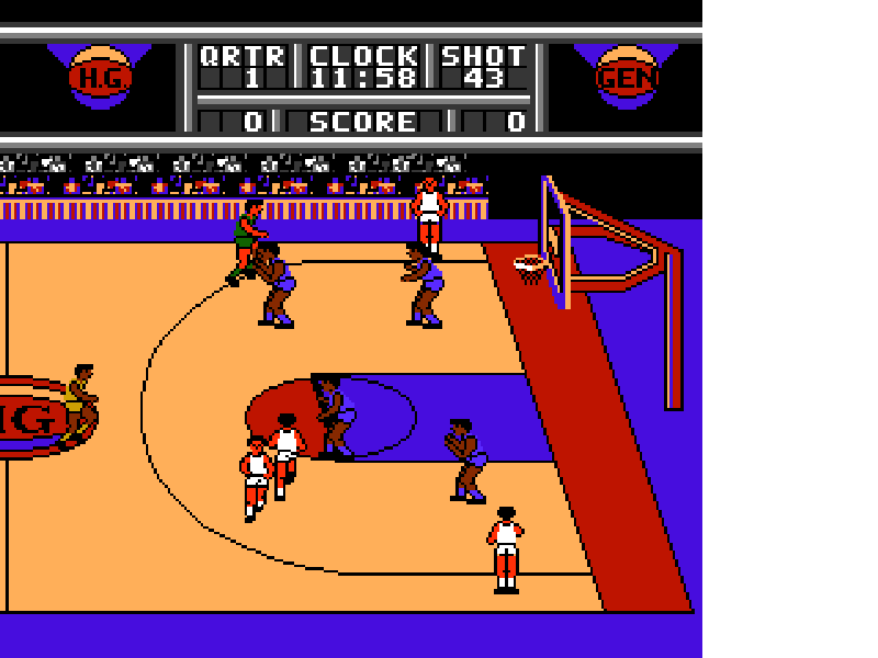 Harlem Globetrotters [US] nes 1991 Game Image