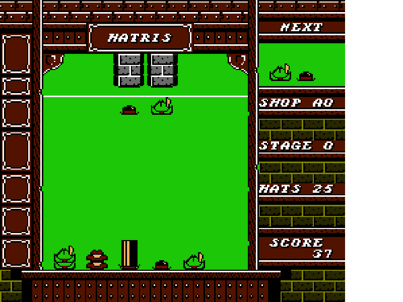 Hatris [US] nes 1992 Game Image