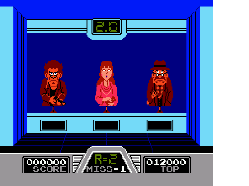 Hogan’s Alley [WOR] nes 1985 Game Image