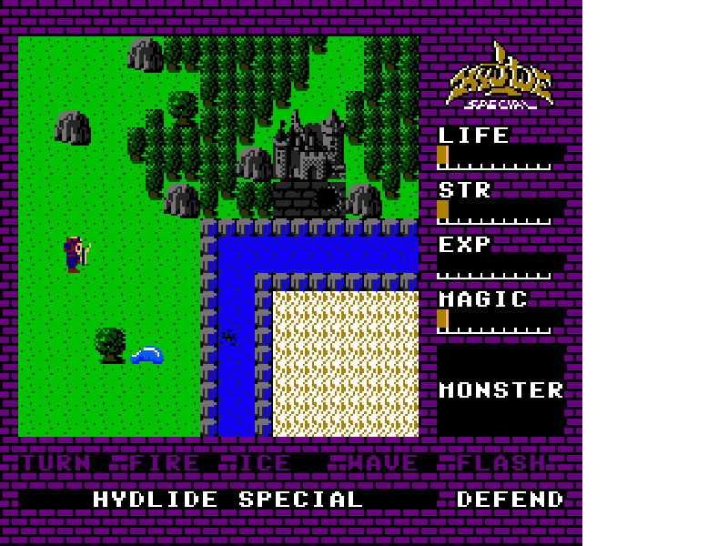 Hydlide [US] nes 1989 Game Image