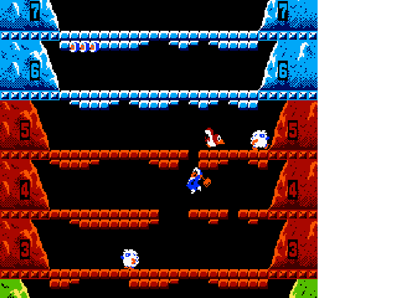 Ice Climber [US,EU,KR] nes 1985 Game Image