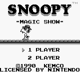 Snoopy : Magic Show [US,EU] Thumbnail