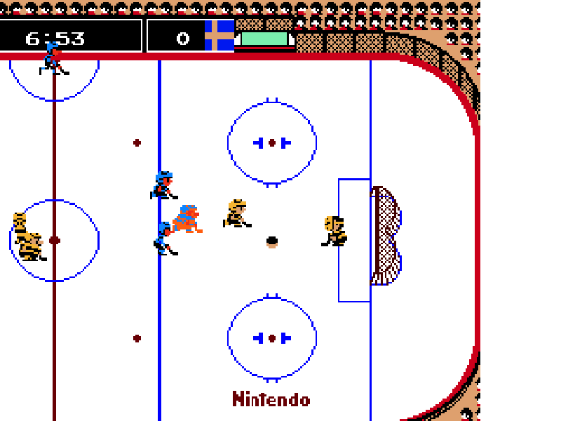 Ice Hockey [US] nes 1988 Game Image