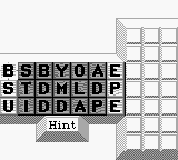 WordZap [US] gb 1992 Game Image