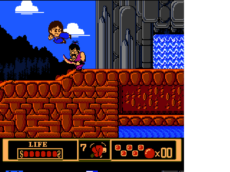 Jackie Chan’s Action Kung Fu [US] nes 1990 Game Image