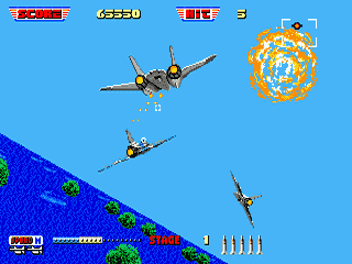 After Burner II [US,EU] segaMD 1990 Game Image