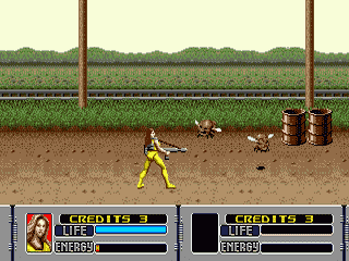 Alien Storm [WOR] segaMD 1991 Game Image