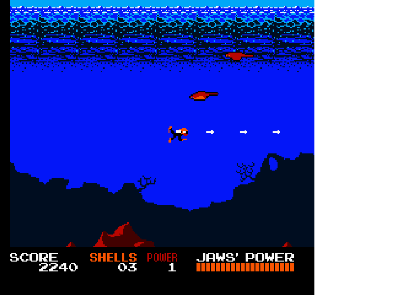 Jaws [US] nes 1987 Game Image