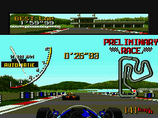 Ayrton Senna’s Super Monaco GP II [US] segaMD 1992 Game Image