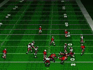 Bill Walsh College Football [US,EU] segaMD 1993 Game Image