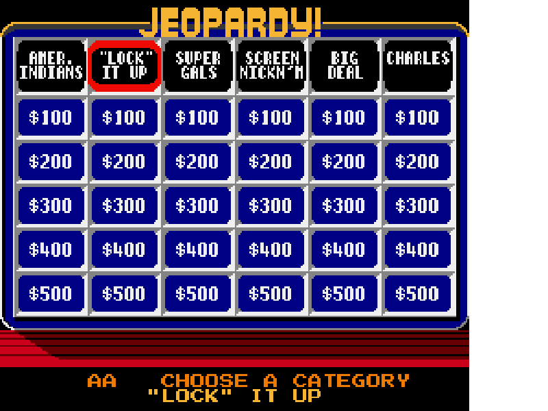 Jeopardy! Junior Edition [US] nes 1989 Game Image